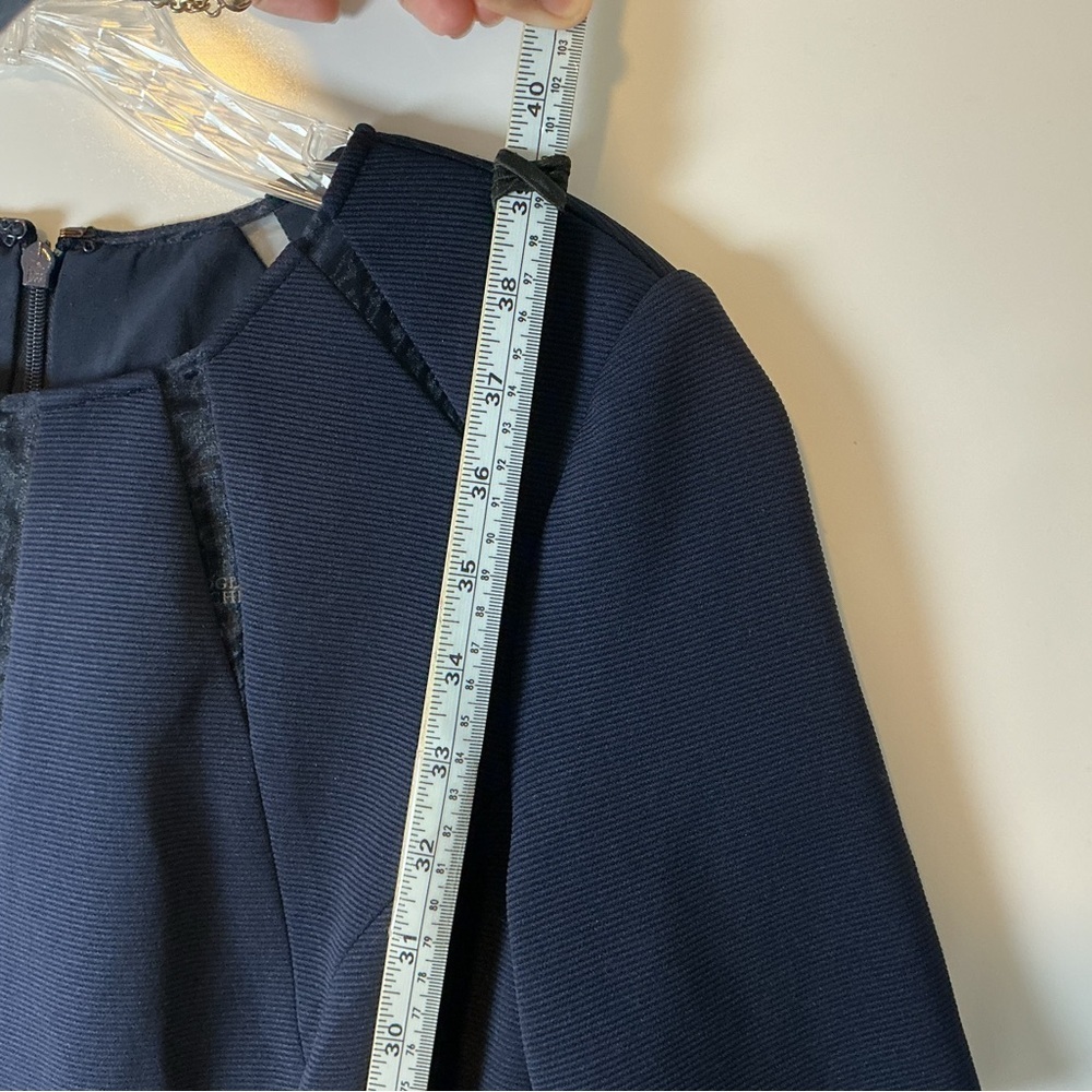 Badgley Mischka Midnight Blue Mini Dress 0118 - Picture 11 of 11